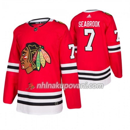 Chicago Blackhawks Dresy Brent Seabrook 7 Adidas 2019-2020 Červená Authentic - Pánské Chicago Blackhawks Dresy Brent Seabrook 7 Adidas 2019-2020 Červená Authentic - Pánské